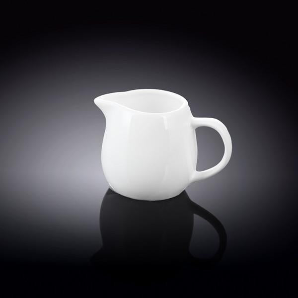 Wilmax Julia Collection White Porcelain Creamer – 5 oz (150 ml)